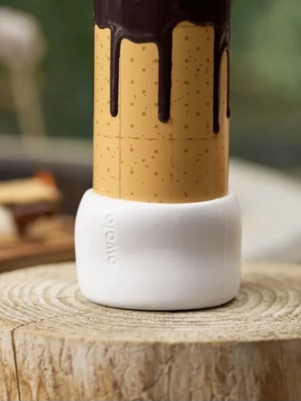 NIB Owala 32oz FreeSip® Water Bottle in Brown & Cream - Gimme S'more Limited Edt